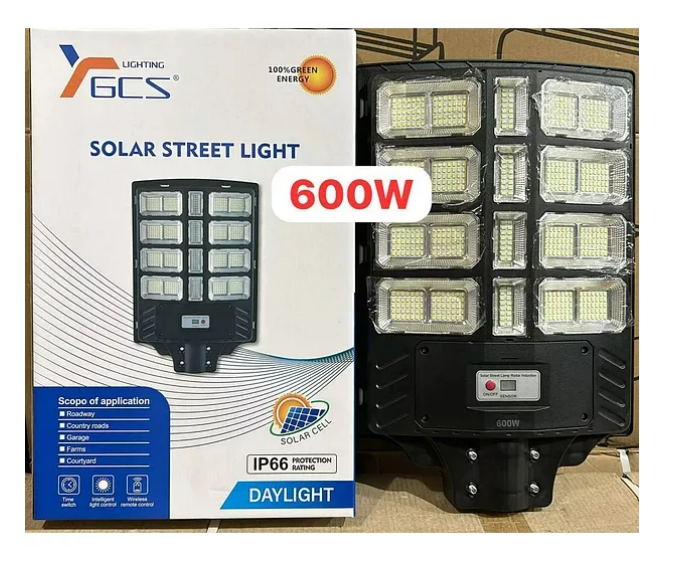 Foco Solar Postas De Calle 600w
